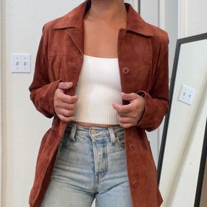 GENUINE SUEDE LEATHER JACKET